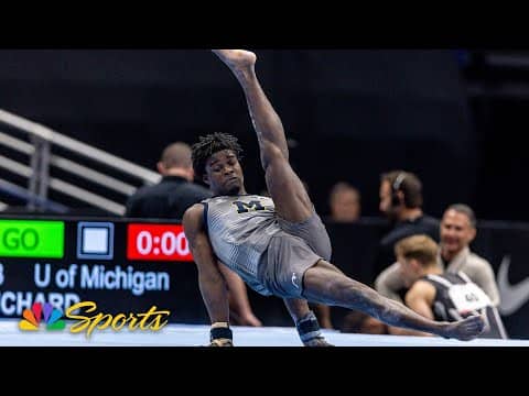 Fred Richard finishes runner-up to Asher Hong at 2025 U.S. Gymnastics Championships | NBC Sports