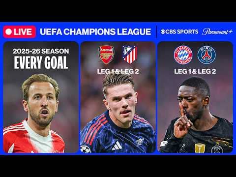 ARSENAL & PSG Semifinal MATCH REPLAY | ⭐ UEFA Champions League 24/7 ⭐