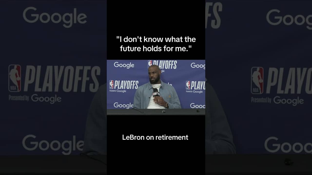 LeBron addresses questions about retirement after Year 23 comes to an end