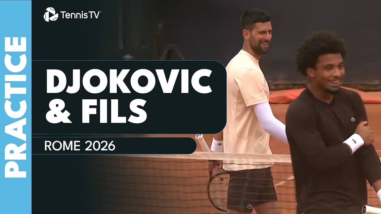 Novak Djokovic vs Arthur Fils Practice Set Highlights 🤩 | Rome 2026