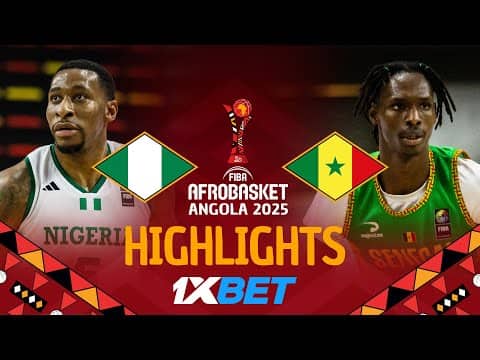 Nigeria 🇳🇬 vs Senegal 🇸🇳 | 1XBET Highlights | #AfroBasket 2025