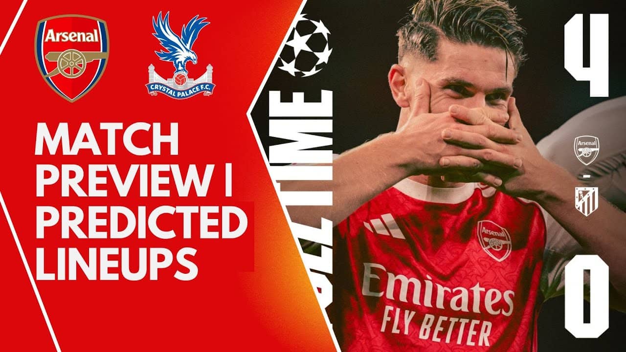 Arsenal Thrash Atlético 4-0 💥 | Palace Preview, Gabriel Update & Title Talk