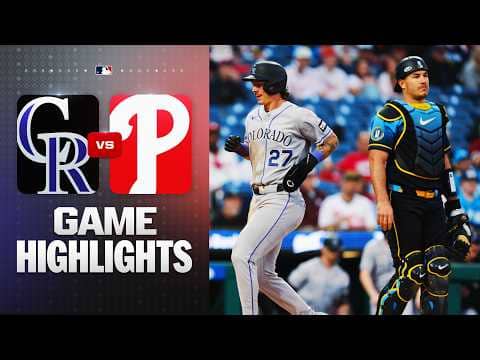 Rockies vs. Phillies Game Highlights (5/8/26) | MLB Highlights