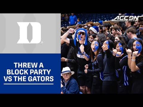 Duke's Patrick Ngongba & Isaiah Evans Protect The Rim