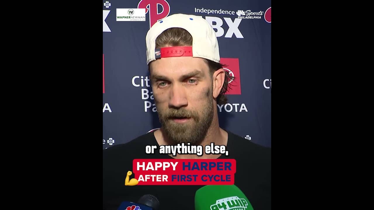 Where does hitting for the cycle rank for Bryce Harper in the long list of his achievements? 👏