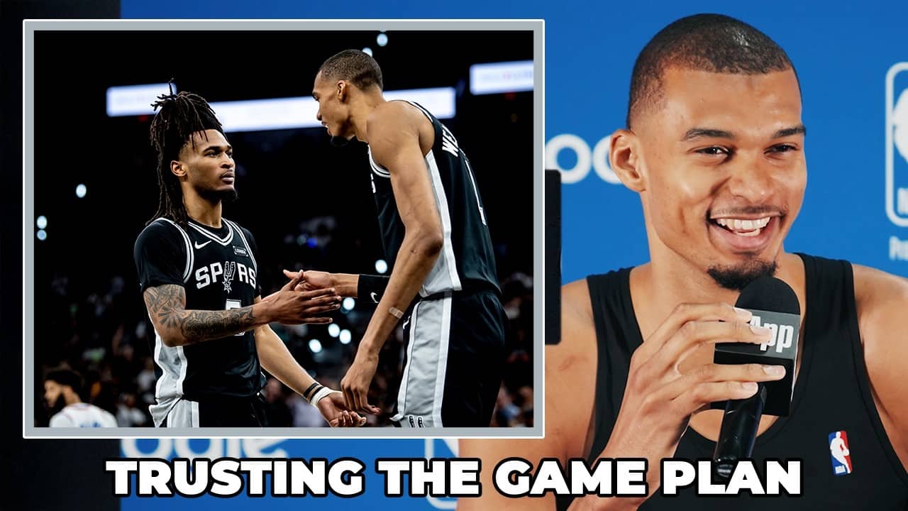 Victor Wembanyama on Trusting the Game Plan and Spurs Being Consistent in Game 6 vs. OKC