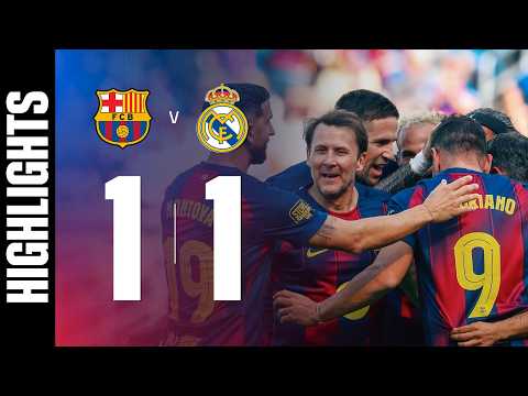 HIGHLIGHTS | BARÇA LEGENDS 1 vs 1 REAL MADRID LEYENDAS | CLÁSICO in LOS ANGELES 🔵🔴