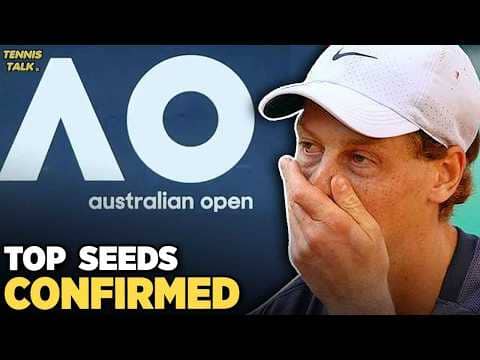 Australian Open 2026 Seeds Confirmed | Alcaraz No.1, Sinner No.2 | Tennis News