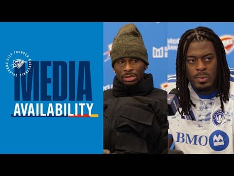 Shai Gilgeous-Alexander and Lu Dort | Postgame Media | January 23, 2026