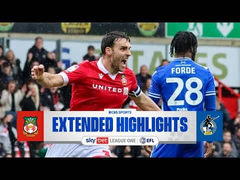 Wrexham vs. Bristol Rovers: Extended Highlights | EFL League One | CBS Sports Golazo