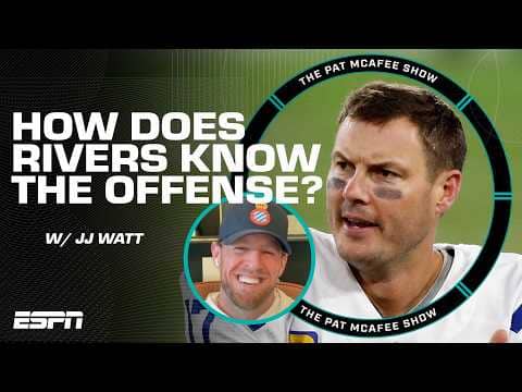 Predicting Philip Rivers' FIRST DRIVE SUCCESS vs. the Seahawks w/ JJ Watt 👀 | The Pat McAfee Show