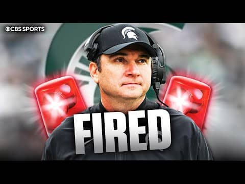Michigan State FIRES head coach Jonathan Smith | Insider names potential replacement 👀