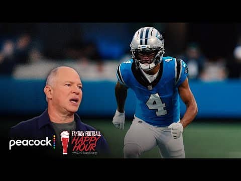Tetairoa McMillan in line for big fantasy football output | Fantasy Football Happy Hour | NFL on NBC