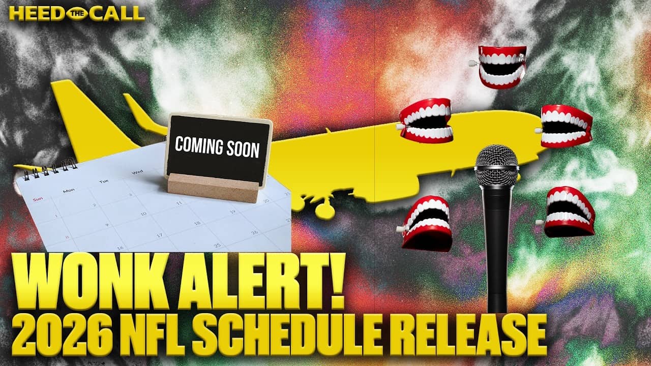 WONK ALERT! 2026 NFL Schedule Reaction & Standup Comedy