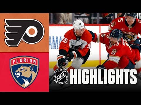 NHL Highlights | Flyers vs. Panthers | October 09, 2025