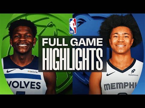 TIMBERWOLVES at GRIZZLIES | FULL GAME HIGHLIGHTS | January 31, 2026