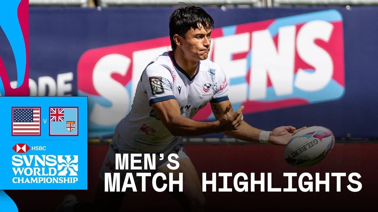 SENSATIONAL finish 😱 | USA v Fiji | HSBC SVNS Bordeaux 2026 | Match Highlights