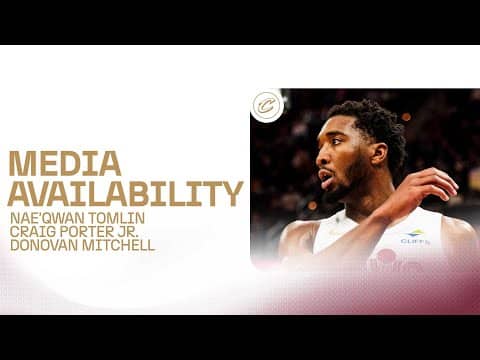 Cavs vs Raptors | Nae'Qwan Tomlin, Craig Porter Jr., Donovan Mitchell Post Game | 11.13.2025