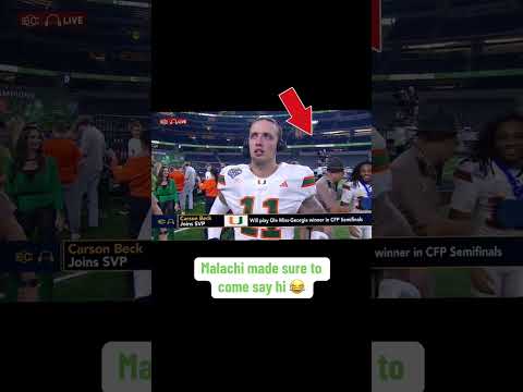 He made sure to grab Malachi 🙌