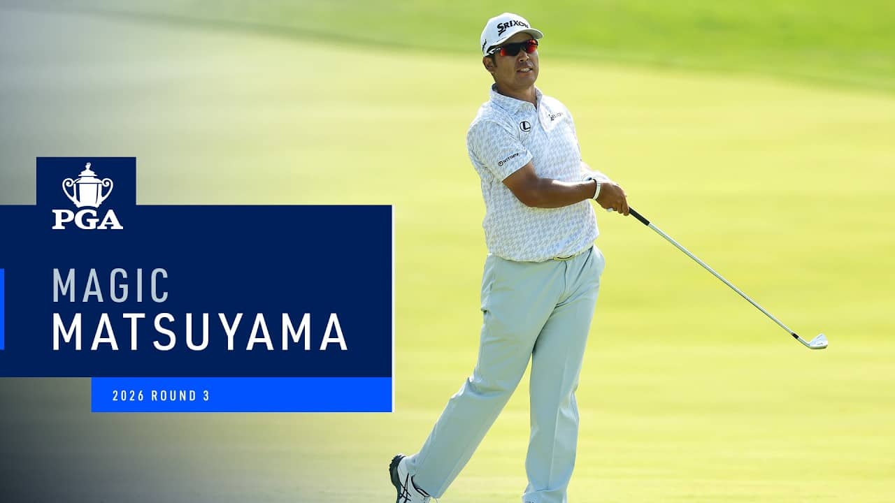 MAGIC Matsuyama Makes Amazing Eagle | 2026 PGA Championship | Round 3