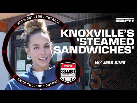 Knoxville, Tennessee's ESTEEMED 'steamed sandwiches' 🥪 @geico | Countdown to GameDay