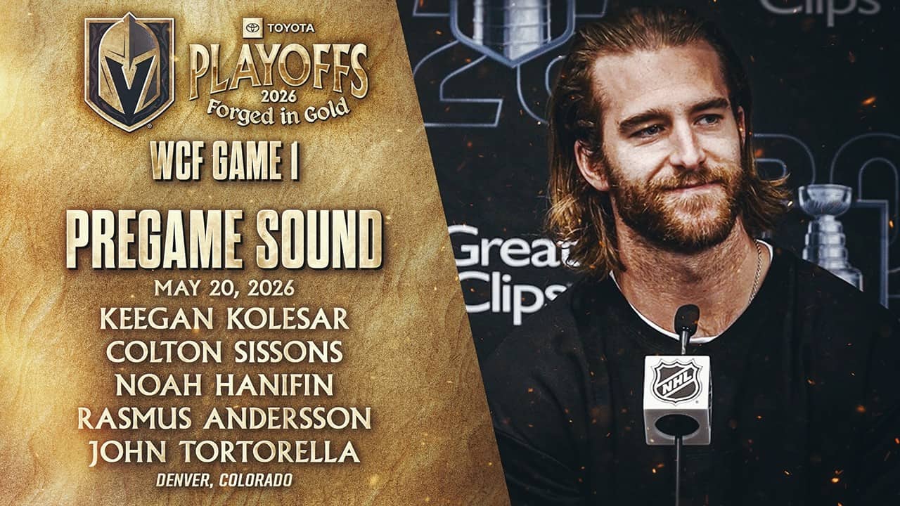 🎥 WCF Game 1 PREGAME SOUND: Kolesar, Sissons, Hanifin, Andersson & Tortorella