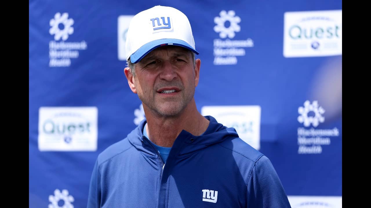 How is John Harbaugh changing the New York Giants from within? Chris Manhertz explains...