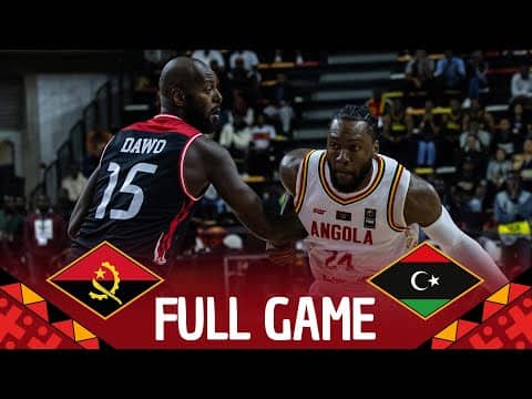 Group Phase | Angola v Libya | Full Basketball Game | FIBA AfroBasket 2025