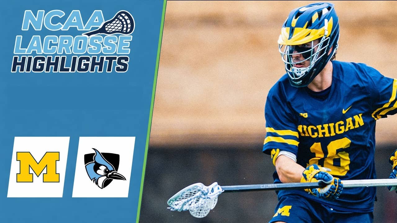 Michigan vs Johns Hopkins | NCAA College Lacrosse Highlights | March 21, 2026
