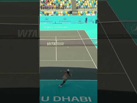A forehand rocket from Janice Tjen! 🚀 #WTA #MubadalaAbuDhabiOpen #JaniceTjen