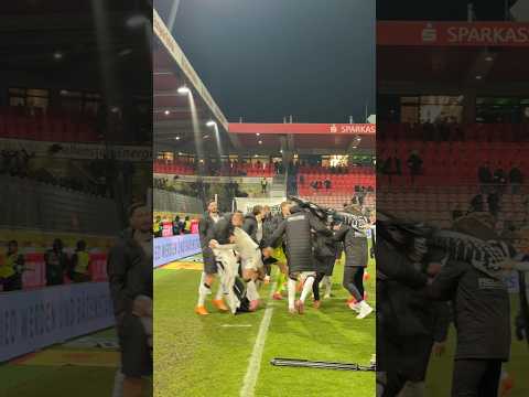 Der VfL ist wieder da! Borussia Fans in Heidenheim 🖤🤍💚 #diefohlen