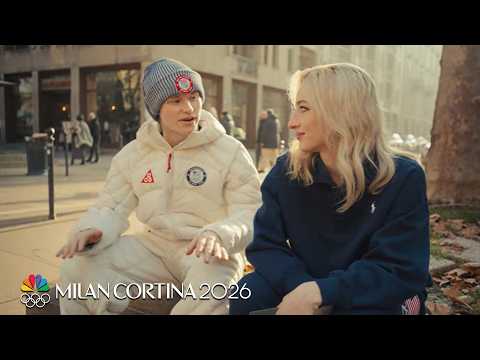 One Day In Milan with Amber Glenn & Ilia Malinin | Winter Olympics 2026 | NBC Sports