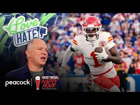 Be wary of Xavier Worthy, Tre Tucker, T.J. Hockenson | Fantasy Football Happy Hour | NFL on NBC