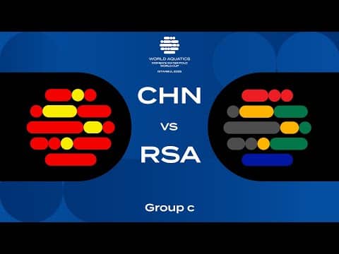 China vs South Africa | Group C | Women's Water Polo World Cup 2025 | Division 2 | Istanbul