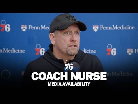 Philadelphia 76ers Practice Media Availability 🎙️ | Coach Nurse | 11.26.25