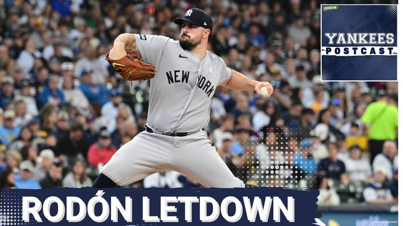 YANKEES POSTCAST: The offense leaves a small village on base and Carlos Rodon STRUGGLES in loss