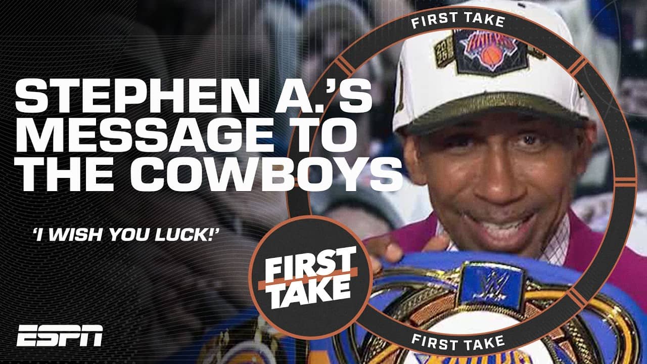 Stephen A. is NOT rooting against the Dallas Cowboys? ‘Wish you nothing but the BEST!’ | First Take