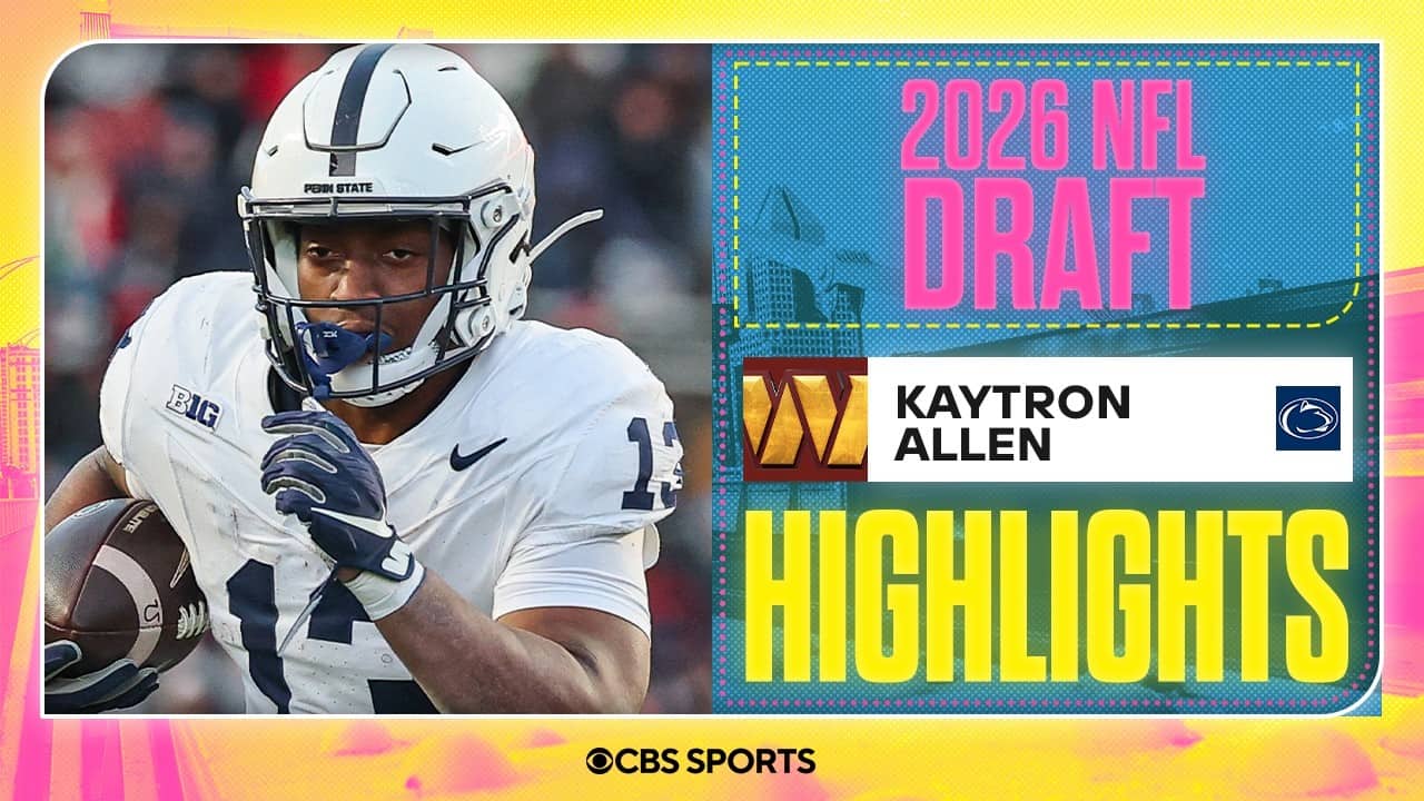 Kaytron Allen Penn State Highlights | Drafted No. 187 to the Commanders