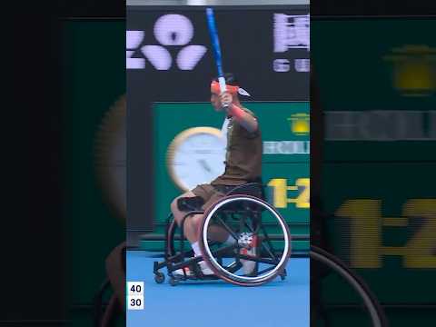 BLISSFUL backhand winner ✨