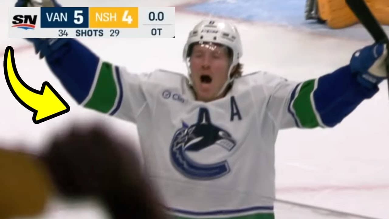This Canucks player is UNSTOPPABLE against the Predators….