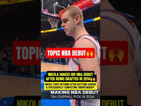 Nikola Topic got a STANDING OVATION🥲