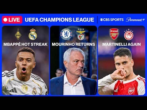 UEFA Champions League 24/7 🔥 | UCL MD2: Real Madrid & MORE | Wednesday 10/15 | CBS Sports Golazo
