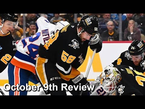 Review of October 9th, 2025 NHL Games