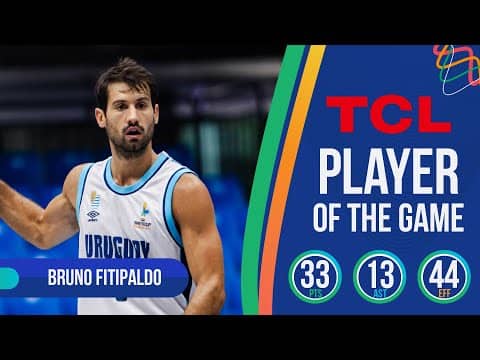 Bruno Fitipaldo (33 PTS) | TCL Player Of The Game | URU 🇺🇾 vs BAH 🇧🇸 | FIBA AmeriCup 2025