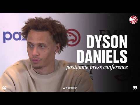 Hawks vs. Nets Postgame Press Conference: Dyson Daniels