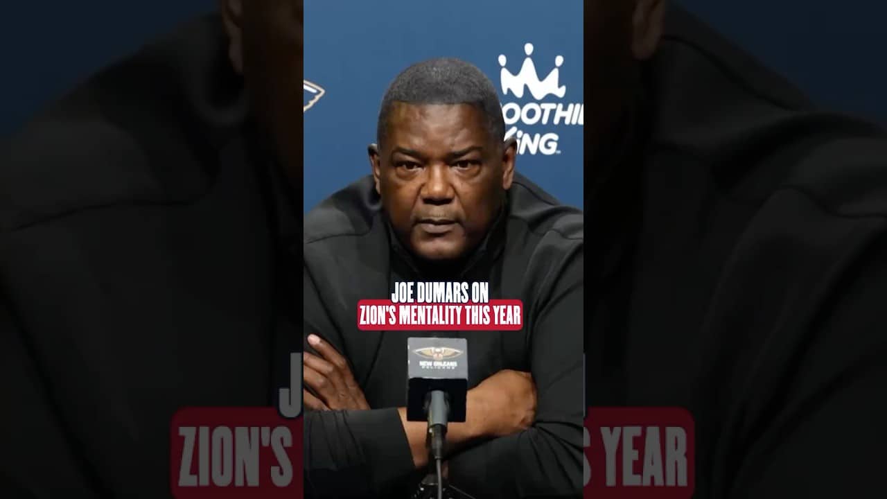 Joe Dumars on Zion Williamson's mentality this season #pelicans #nba