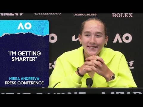 Mirra Andreeva Press Conference | Australian Open 2026 First Round