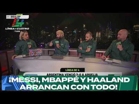 ¡MESSI HACE HISTORIA! Argentina golea | Mbappé y Haaland lucen con dobletes | Línea de Cuatro