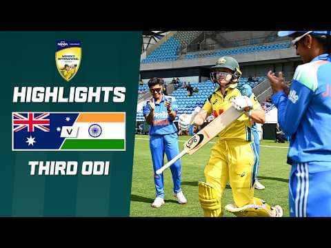 Australia v India | Third ODI | Multi-Format Series 2025-26