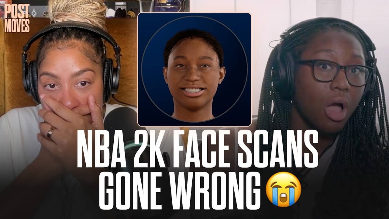 WNBA Players 2K Face Scans Gone WRONG 😭 “I Look Like a Little Boy” | Post Moves